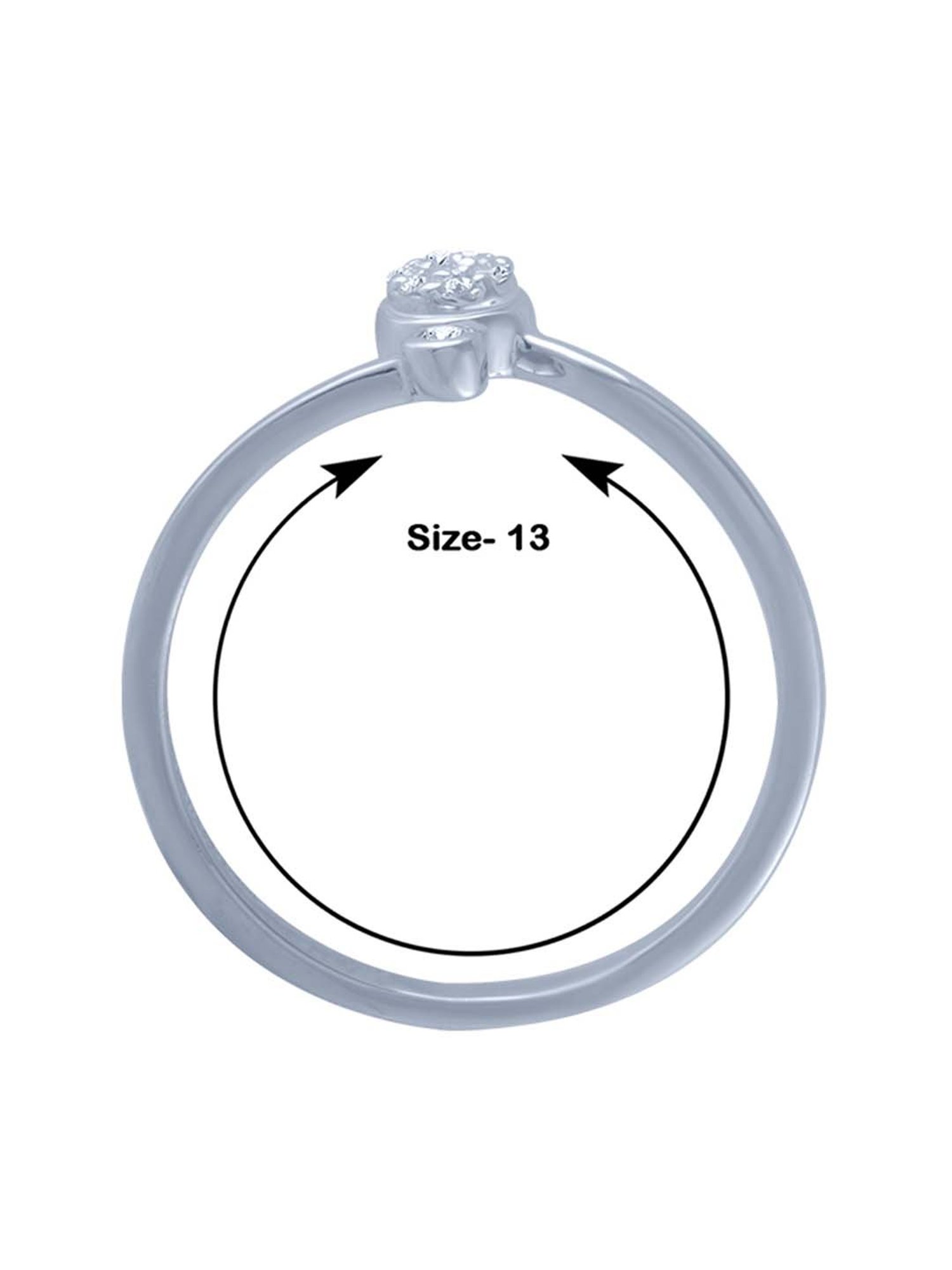 Mia By Tanishq Nature's Finest 14k Yellow Gold Radiant Sp Elegance Diamond Ring