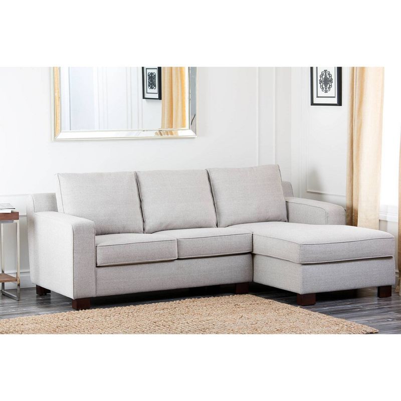 Wilton Fabric Sectional Gray - Abbyson Living