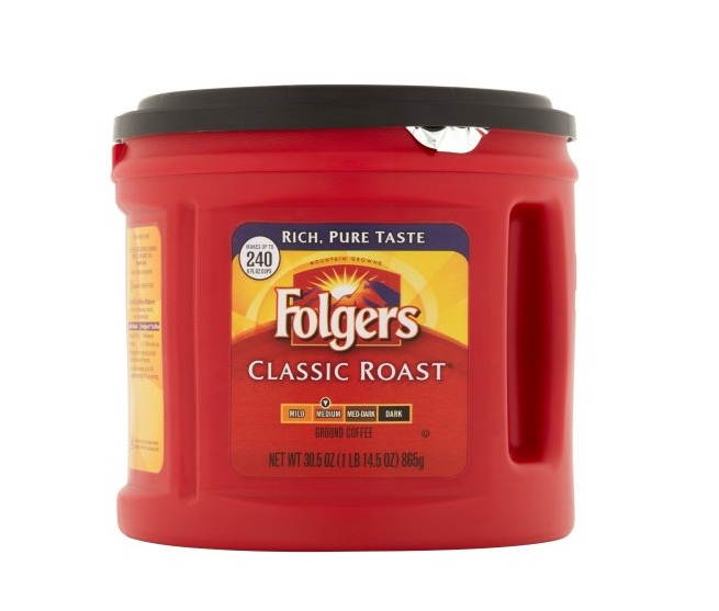 Folgers Coffee Classic Roast Ground 30.5 oz Canister 20421EA