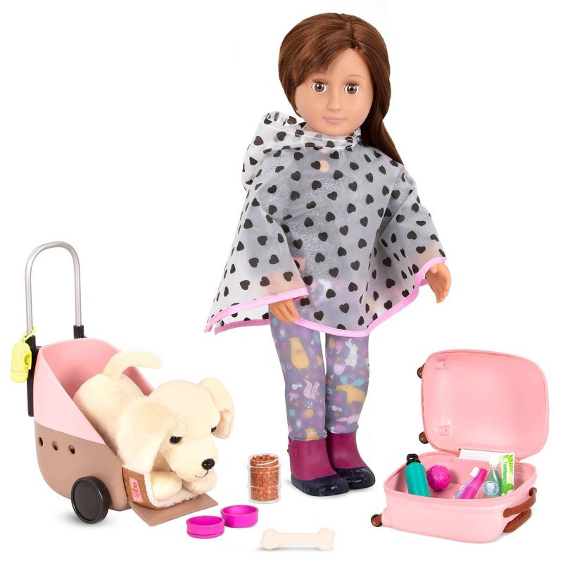 Our Generation Passenger Pets Doll & Pet Travel Accessory Set for 18" Dolls