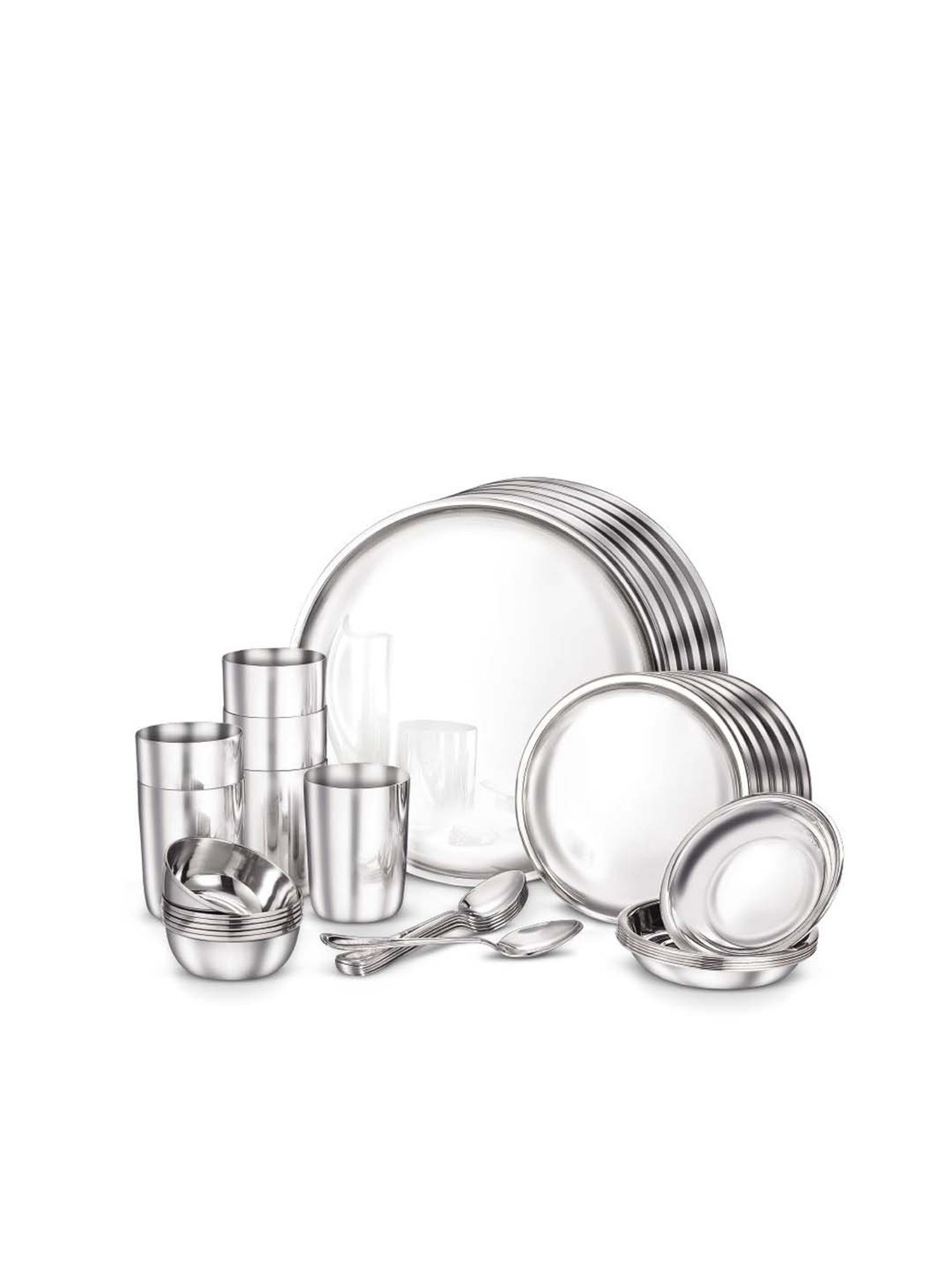 JUDGE Silver Stainless Steel Dinner Set