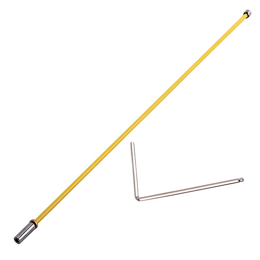 2 Way Adjustment Truss Rod 490mm Double Course Truss Rod for Guitar with Wrench (Yellow)