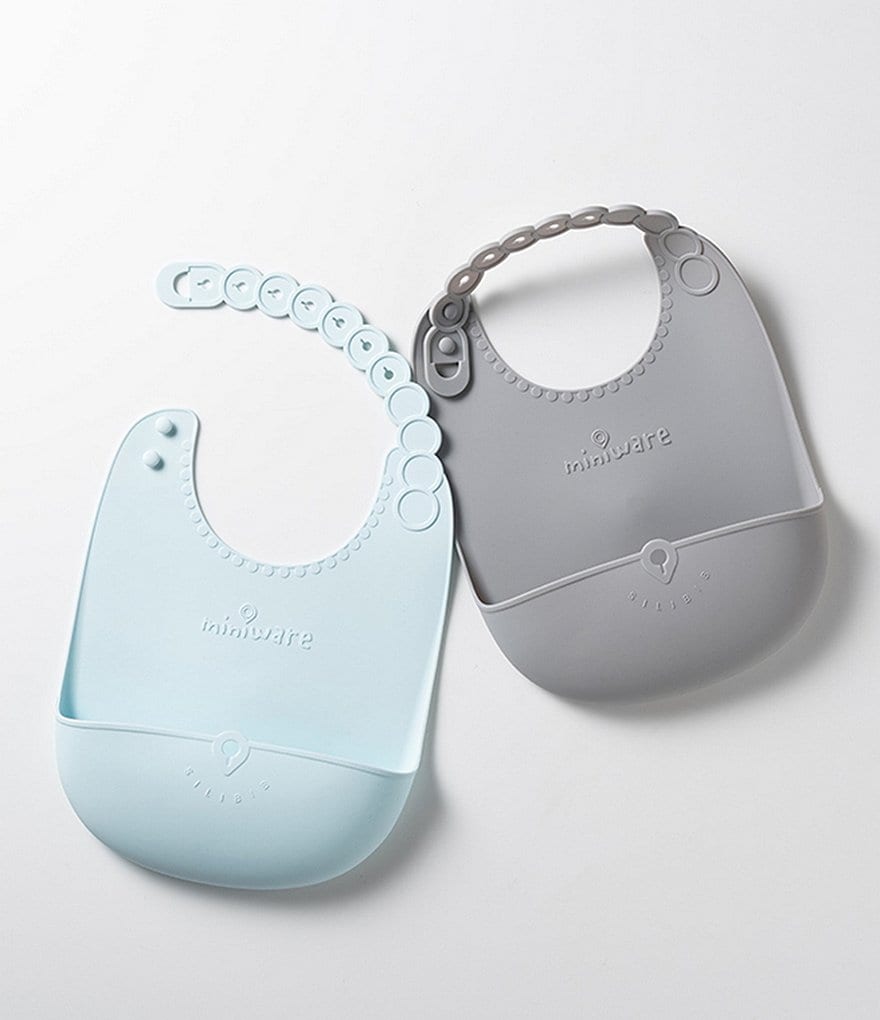 Miniware Roll & Lock Bibs 2-Pack
