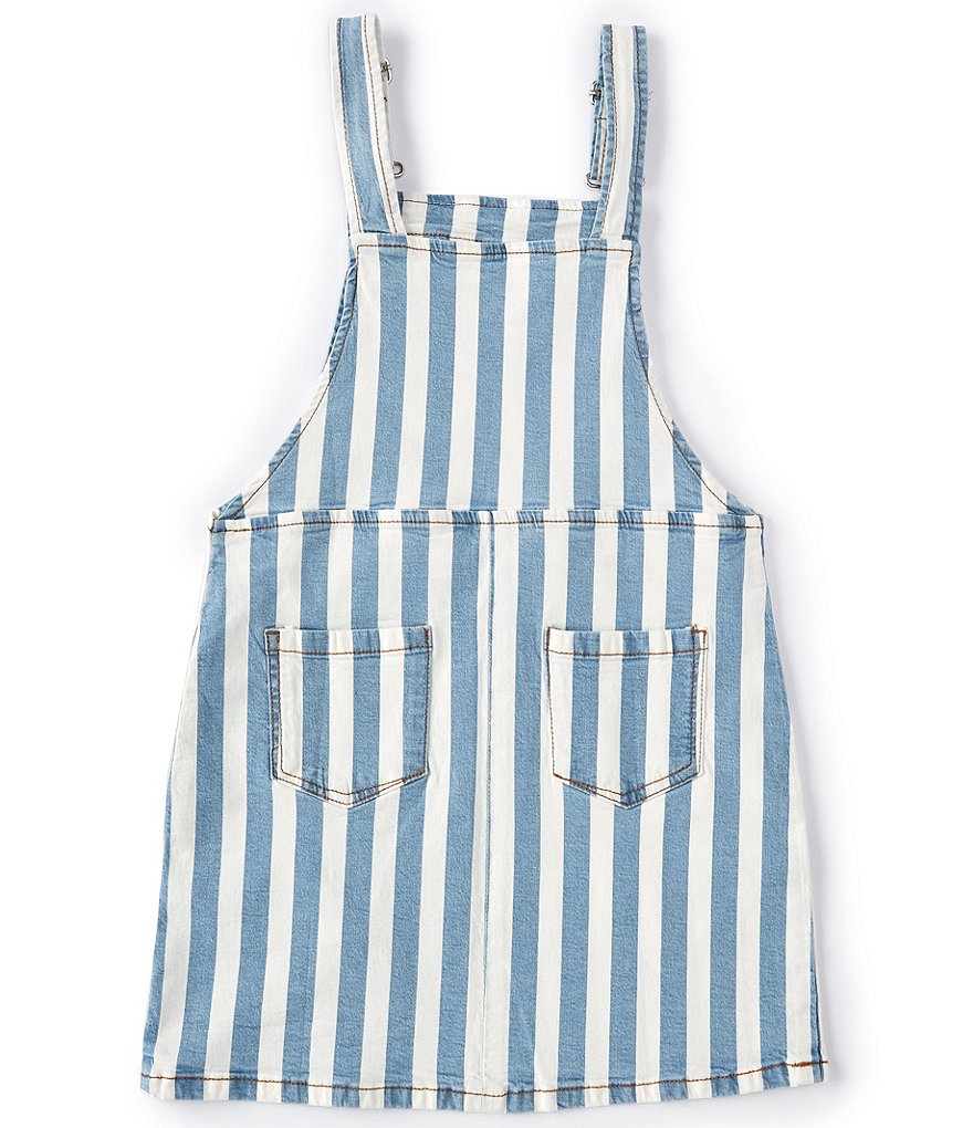 Angie Big Girls 7-14 Stripe Ruffle-Hem Maxi Dress