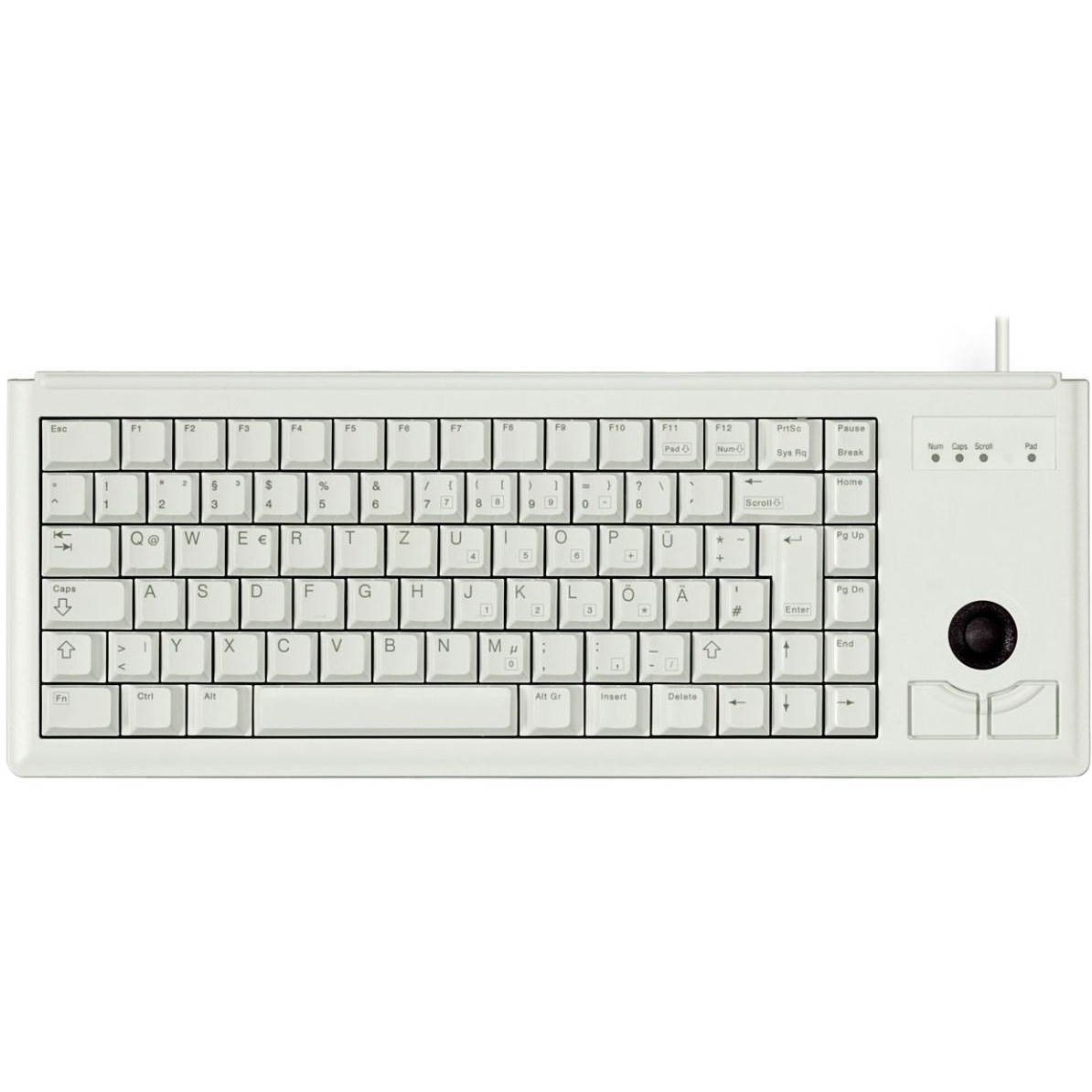 Zf G84-4420Lubeu-0 15-Ultraslim, 83 Key,Lt Grey Usb, Integrated Trackball