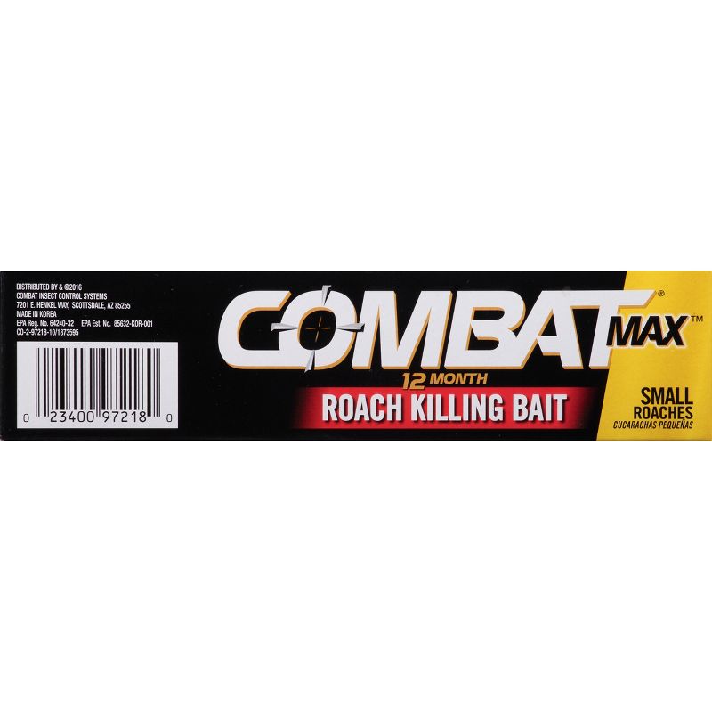 Combat Max 12 Month Roach Killing Bait Small Roach Bait Station - 18ct