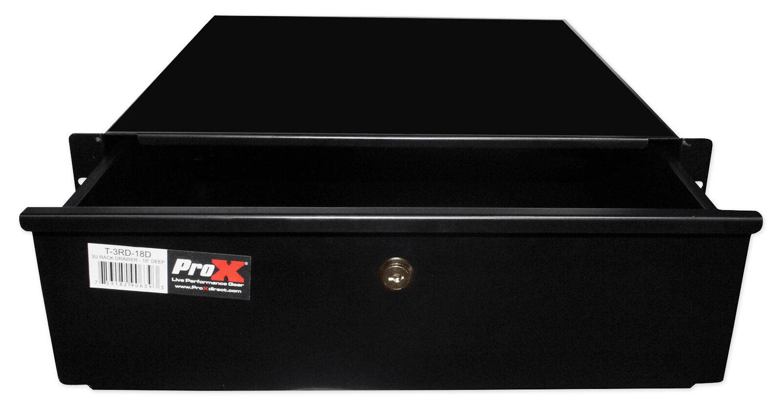 ProX T-3RD-18 Heavy Duty 18" Deep 3U Metal Locking Rackmount Drawer For 19" Rack