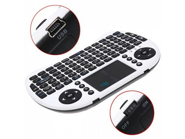 2.4G Rii Mini i8 Wireless Keyboard with Touchpad for PC Pad Google Andriod TV Box