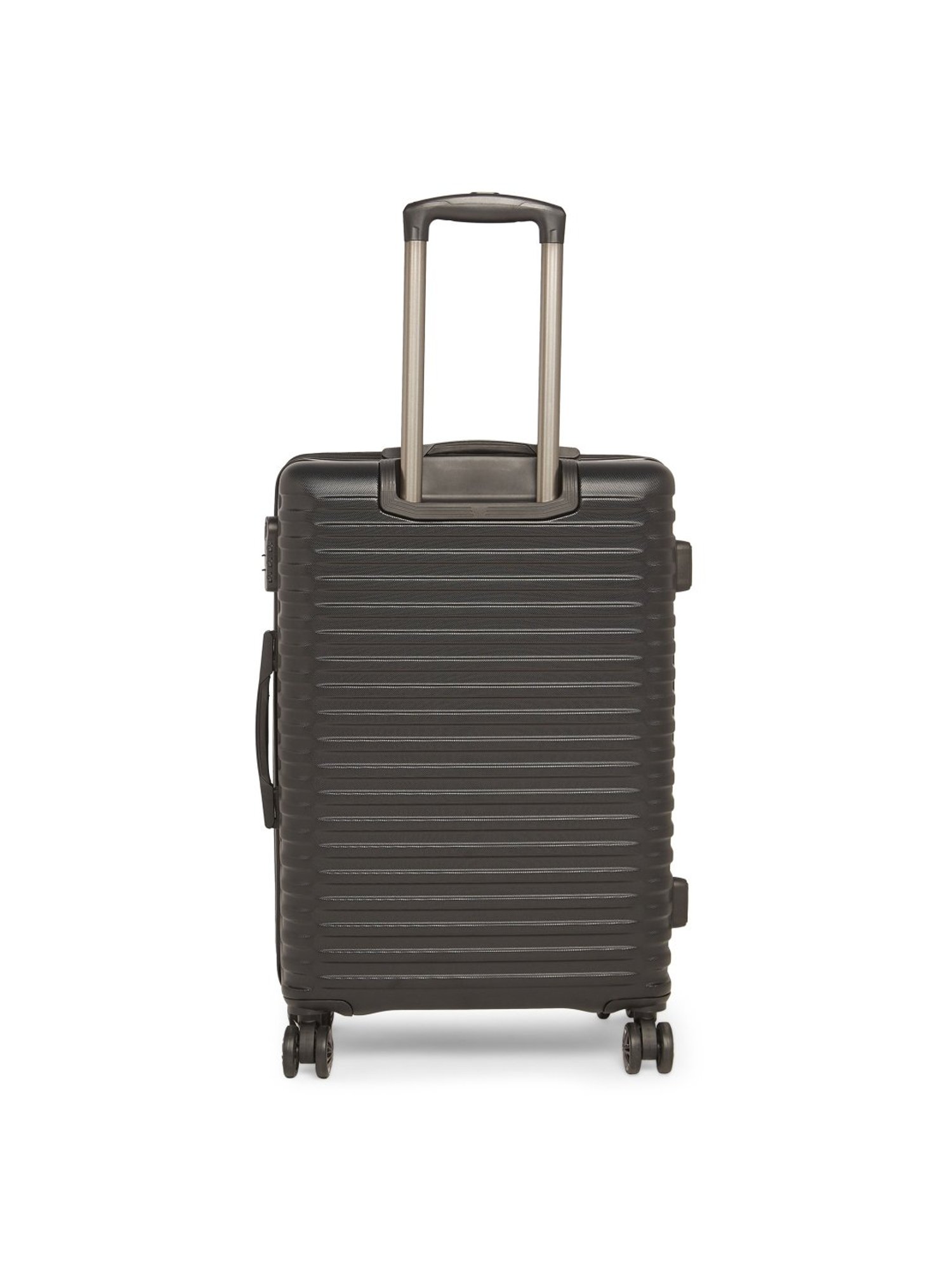 Swiss Brand Dublin Black Medium Hard Trolley Bag - 24 cm