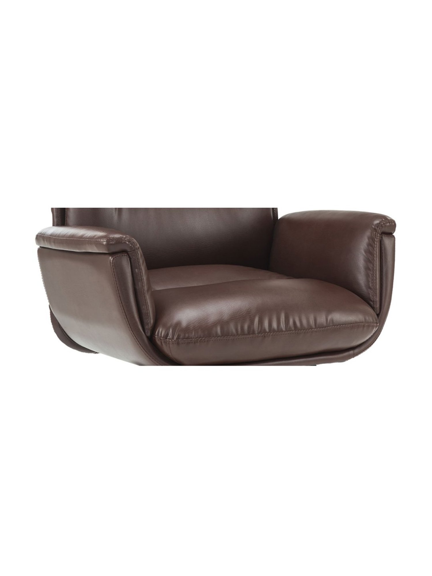 Durian Lincoln Brown Premium Leatherette Office Chair