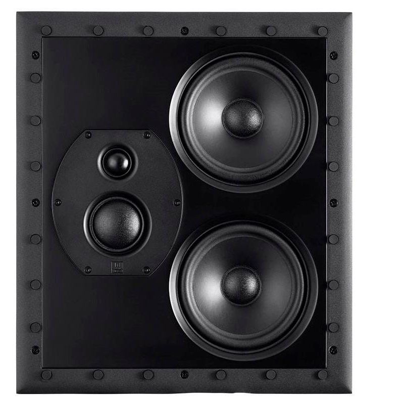 Monolith THX-LCR THX Ultra Certified 3-Way LCR In-Wall Speaker, 1in Silk Dome Tweeter With Neodymium Magnet and Copper Shorting Ring, For Home Theater