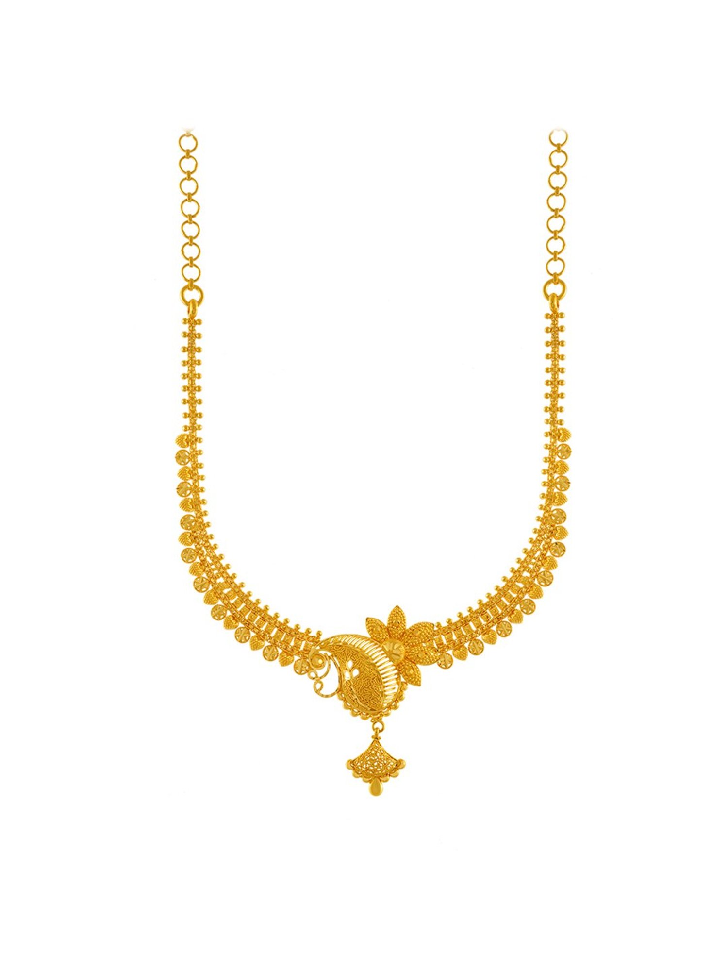 P.C. Chandra Jewellers 22 kt Gold Necklace