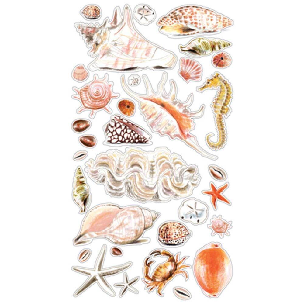Sticko 58 Stickers-Sea Shells and Sand