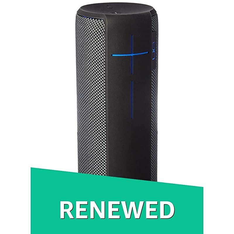 MEGABOOM Charcoal Black Wireless Bluetooth Speaker Charcoal Black Renewed