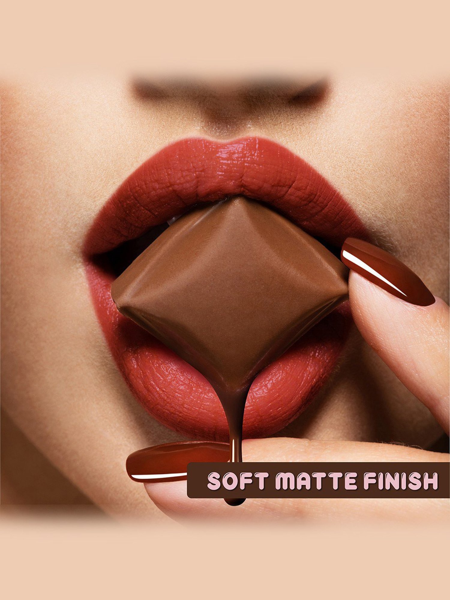 Blue Heaven Cookie & Crush Chocolate-Flavored Matte Lipstick Dark Chocolate - 3.4 gm