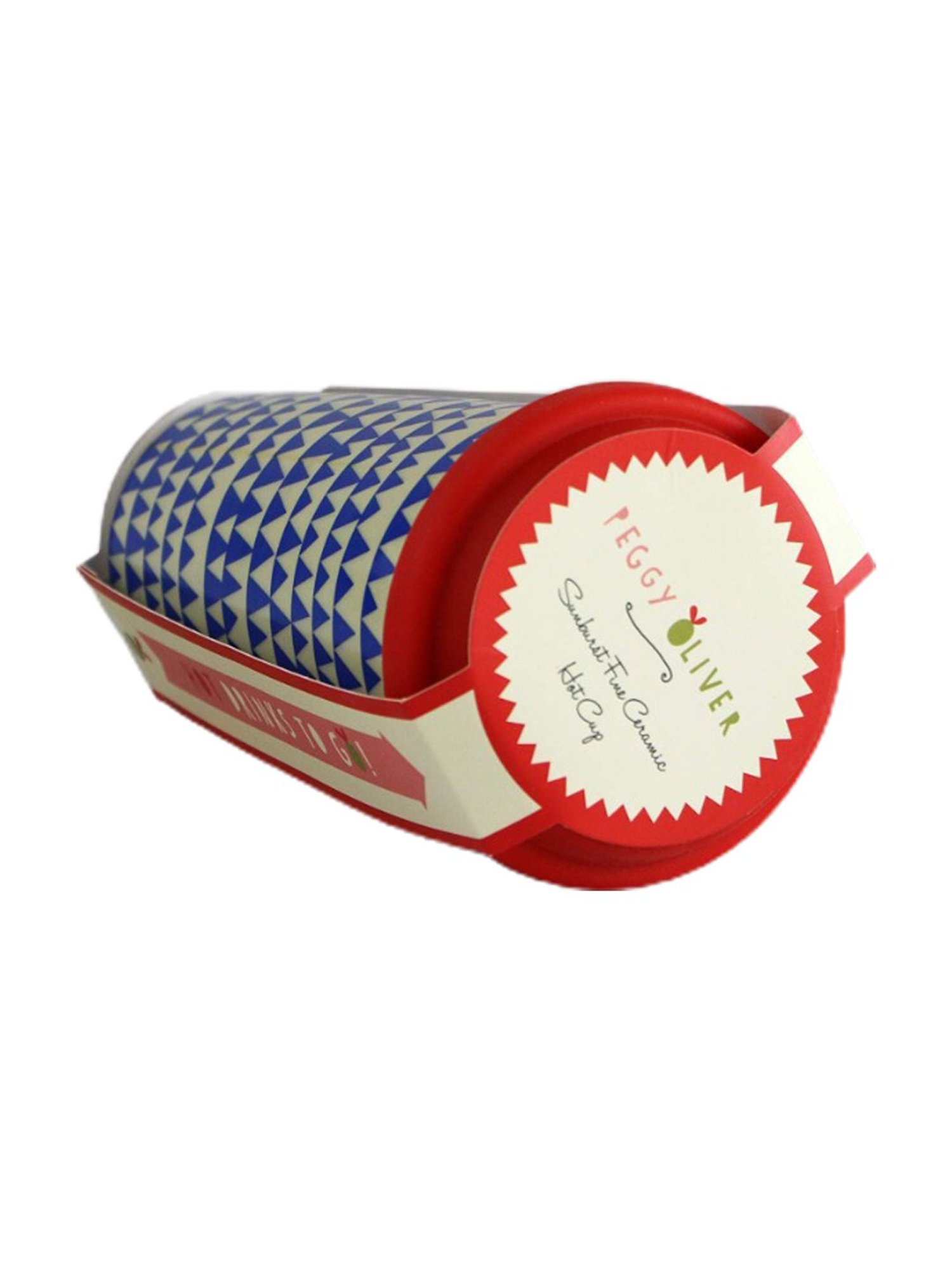 Corelle Peggy Oliver Blue ?Ceramic Travel Mug 550ml