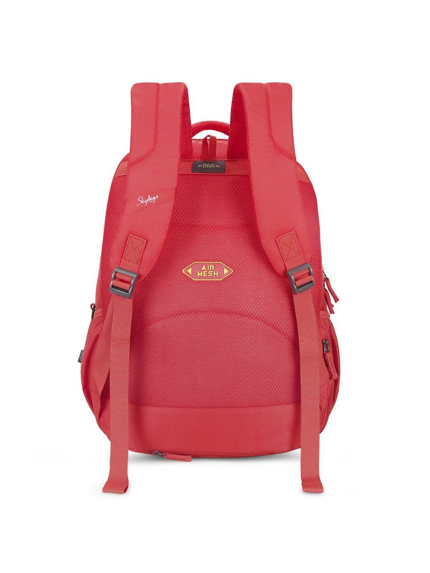 Skybags Klan Plus 04 Red Polyester Printed Backpack - 32 Ltrs