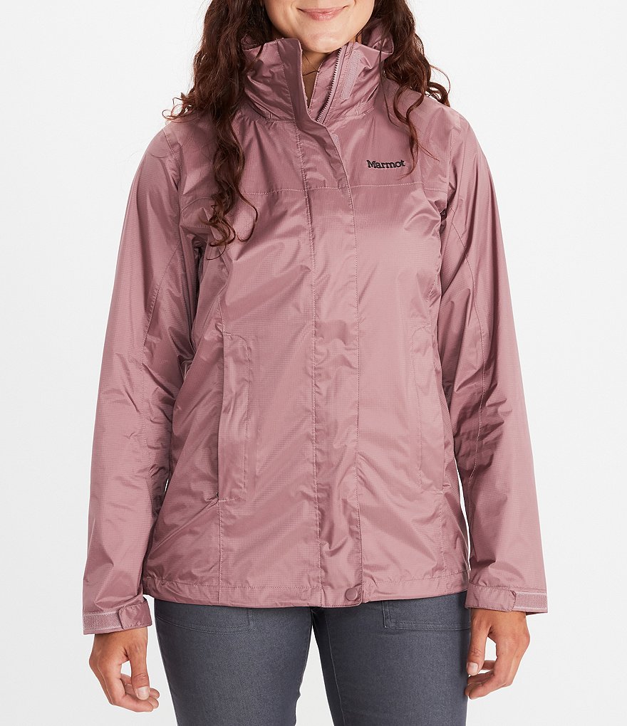 Marmot PreCip&reg; NanoPro&trade; Packable Stand Collar Neck Long Sleeve Hooded Eco Rain Jacket