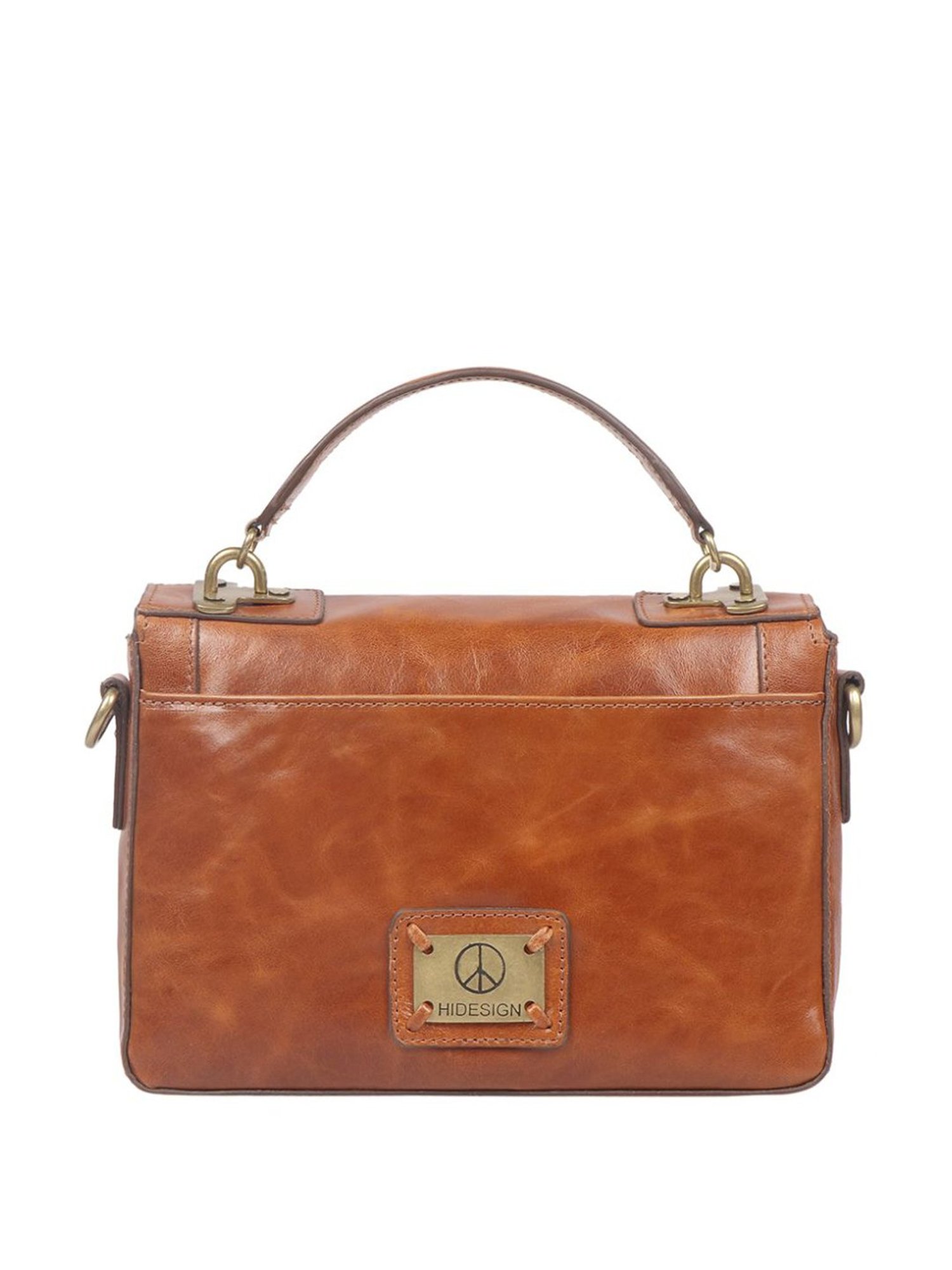 Hidesign Rebels Lenin 01 Cherokee Brown Solid Small Handbag