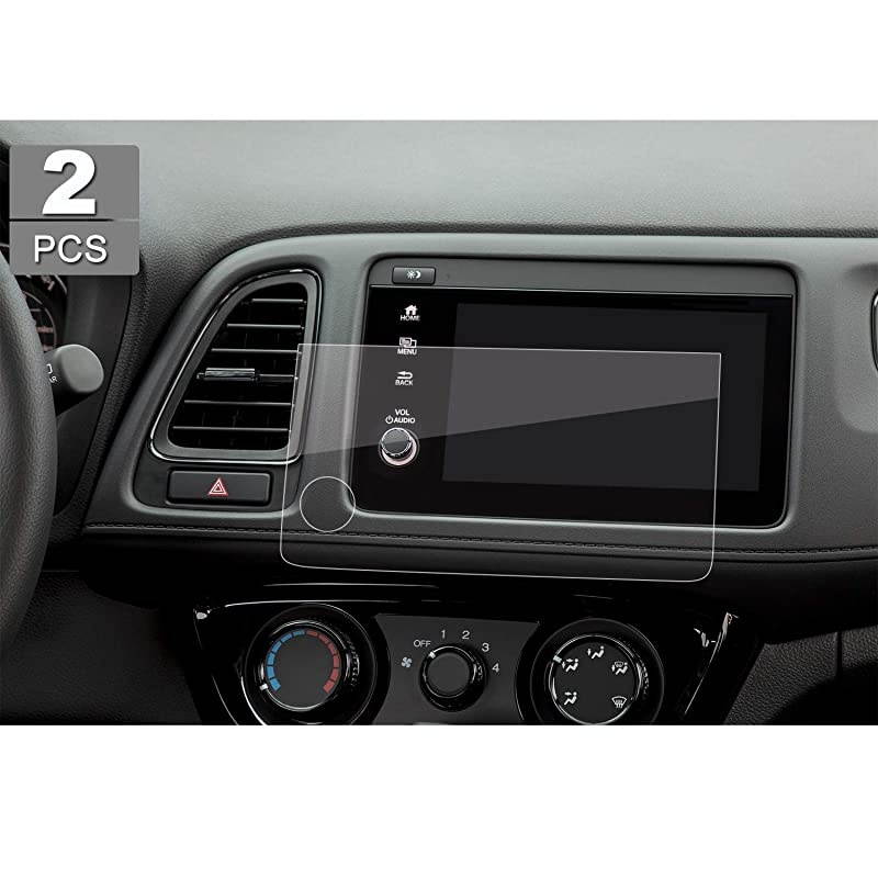 2 PCS Control Screen Protector for 2019 2020 HRV HRV 7Inch HD Crystal Clear inDash Navigation Touch PET Plastic High Clarity Protective Film
