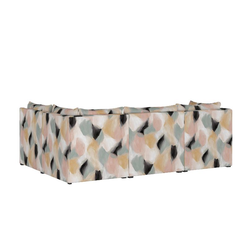 5pc French Seamed Sectional Abstract Shapes Cloud - Project 62™