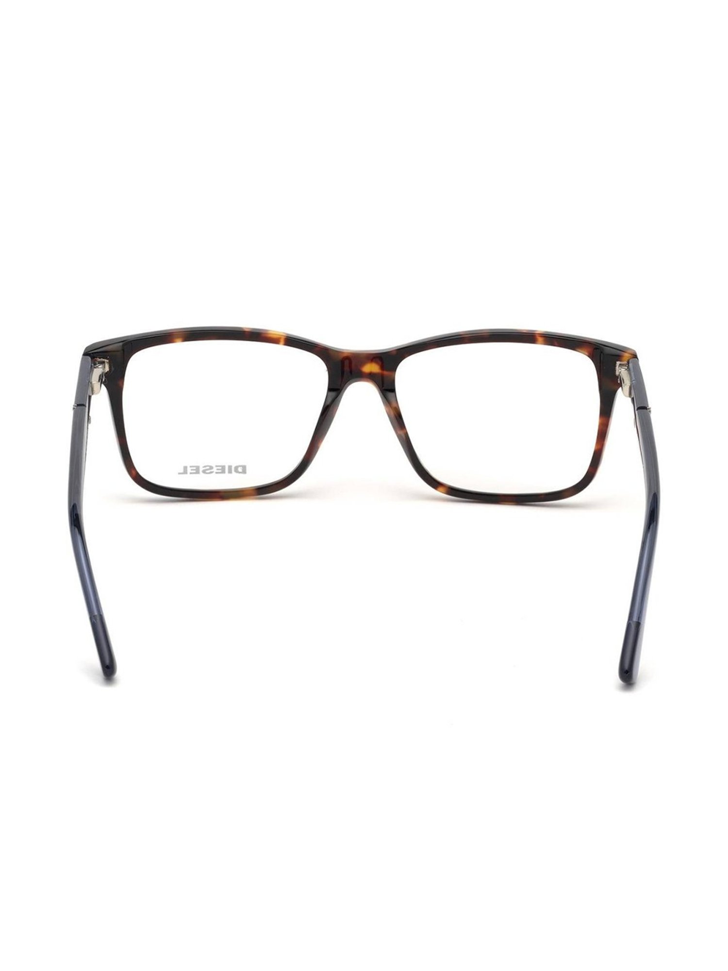 Diesel Brown Rectangular Eye Frames for Men