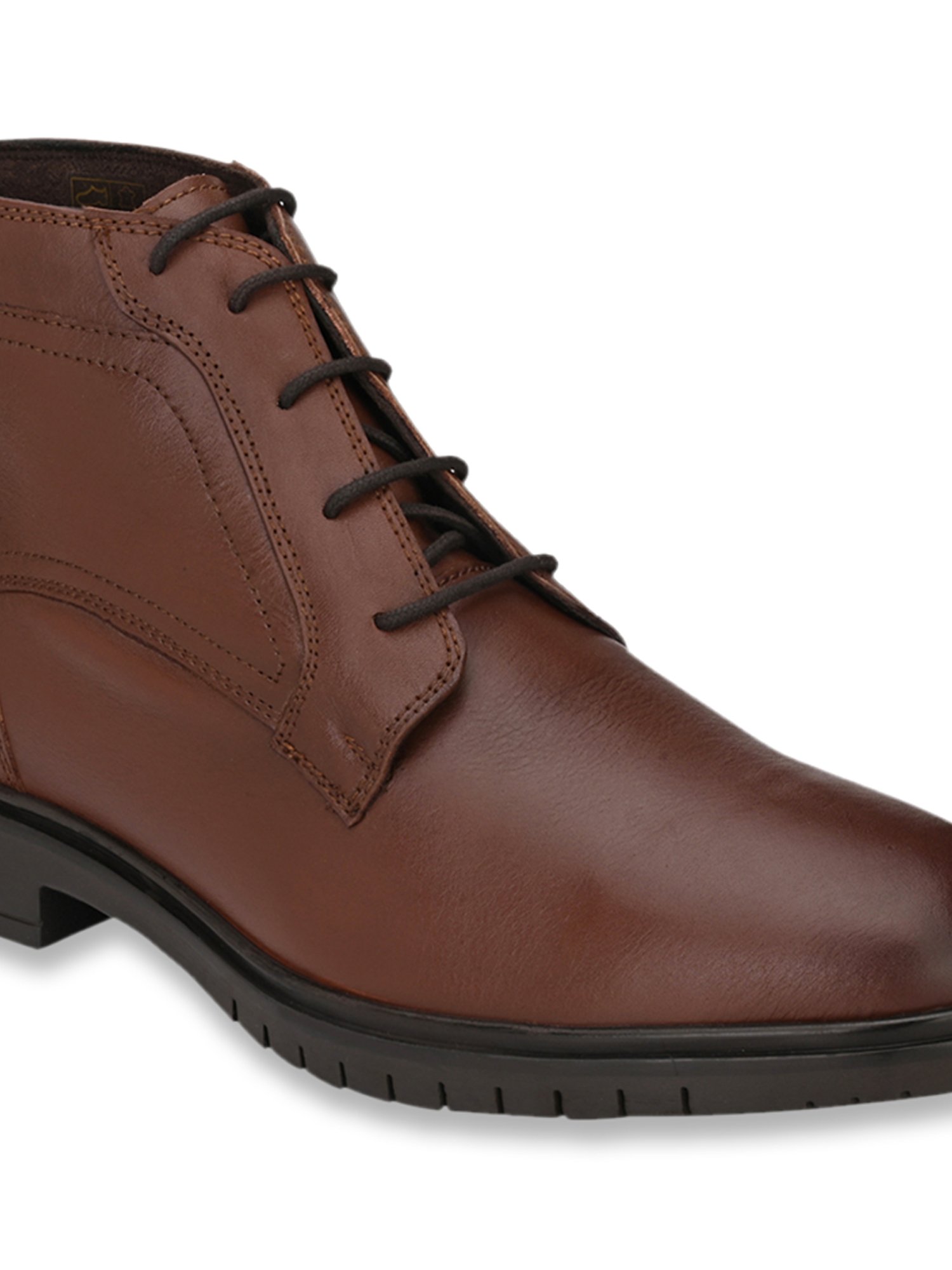 Delize Men's Brown Derby Boots