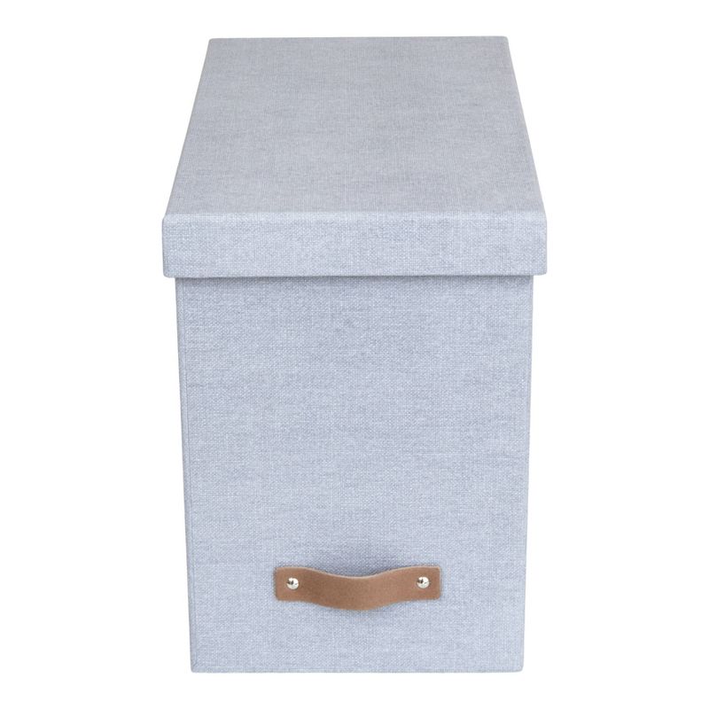 John Canvas File Box Ash - Bigso Box of Sweden