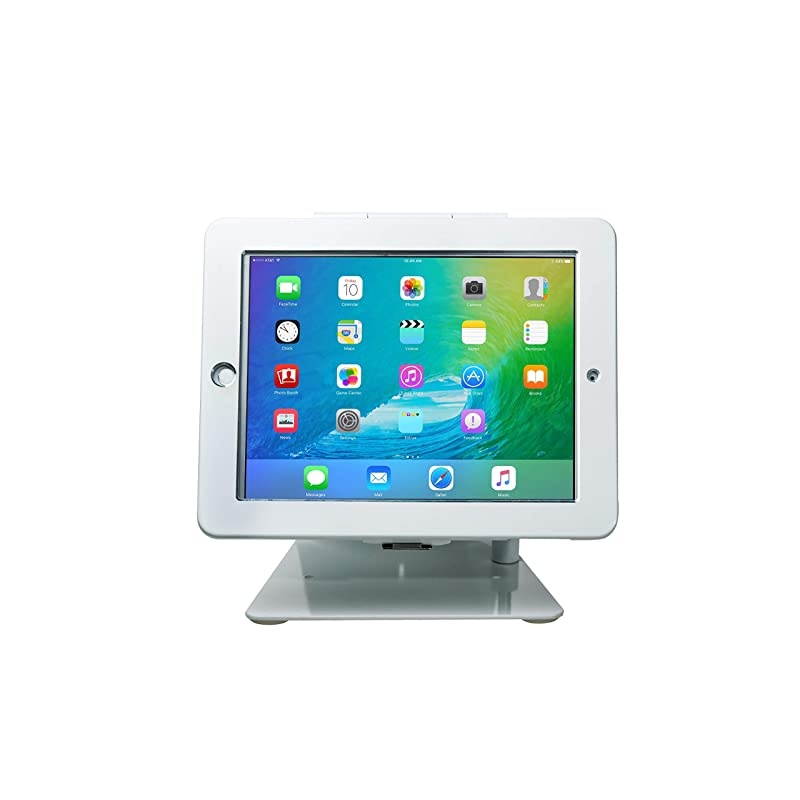 Desktop Anti-Theft Stand for Tablets and Smartphones, White