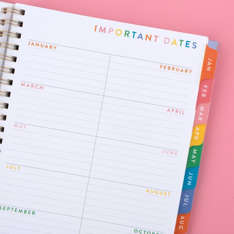 2021 Planner 5.5" x 8.5" CYO Purple Color Block - Atlantic-Pacific