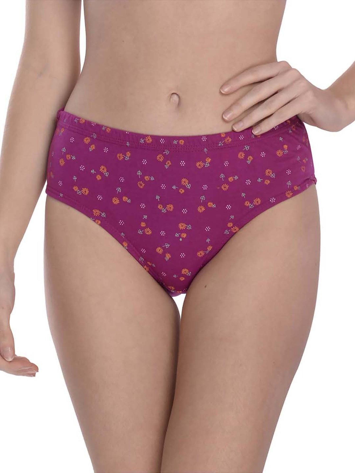 AROUSY Pink Printed Hipster Panty