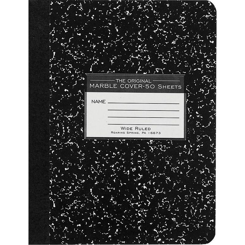 Roaring Spring Marble Composition Book 7 1/2 x 77220