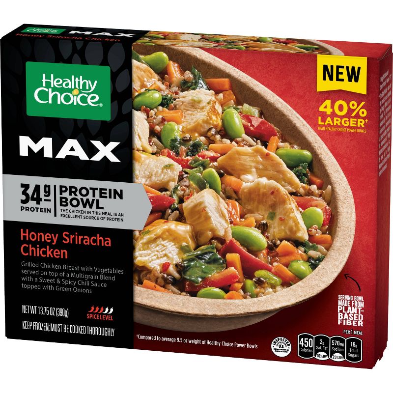 Healthy Choice Frozen Protein Bowl Honey Sriracha Chicken - 13.75oz