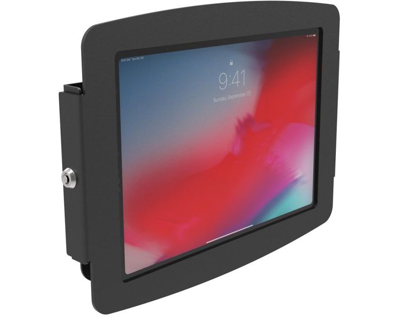 iPad Pro (12.9') Secure Space Enclosure Wall Mount Black - Black