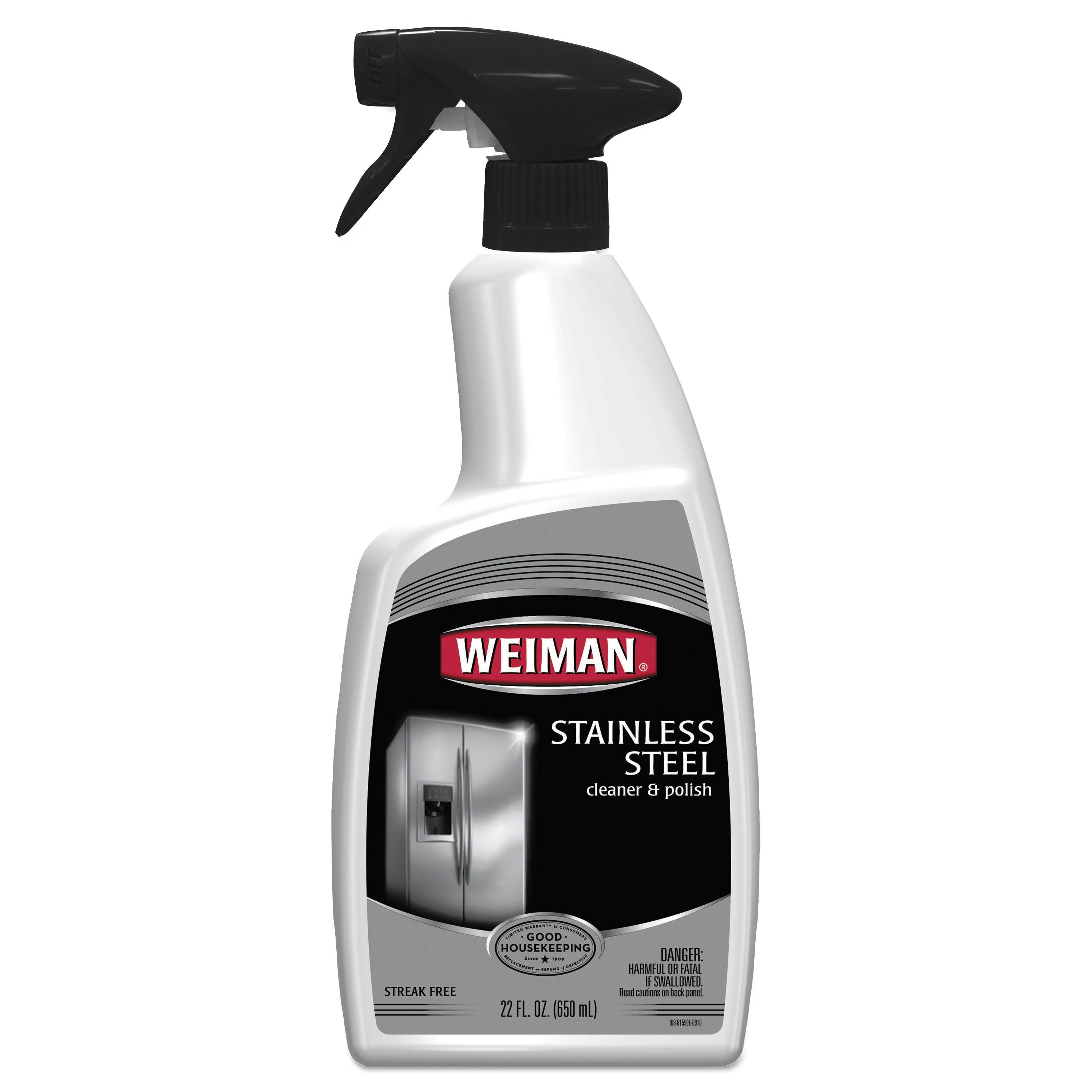 WEIMAN Stainless Steel Cleaner and Polish Floral Scent 22 oz Trigger Spray