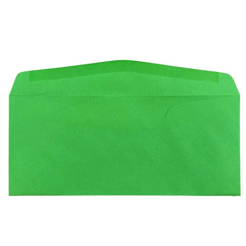 JAM PAPER #10 Business Colored Envelopes - 4 1/8 x 9 1/2 - Green Recycled - 50/Pack