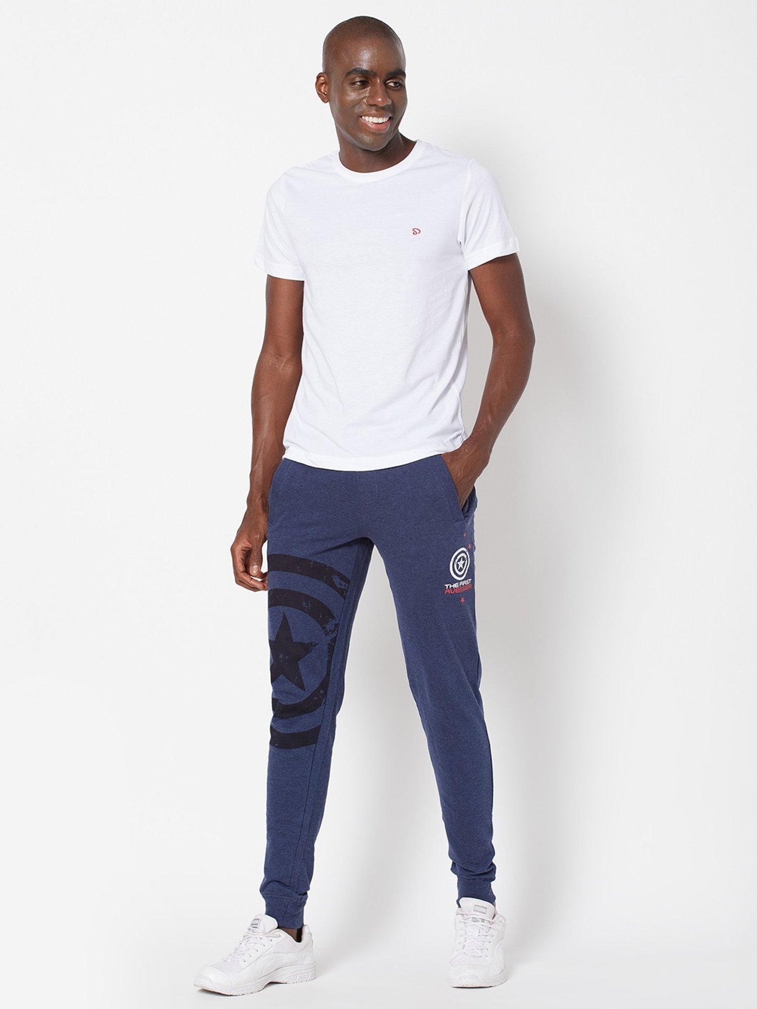 Sporto White Regular Fit T-Shirt