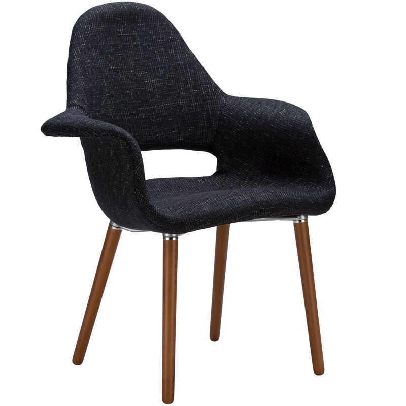 Set of 2 Jonathan Mid Century Dining Chair Black - Edgemod