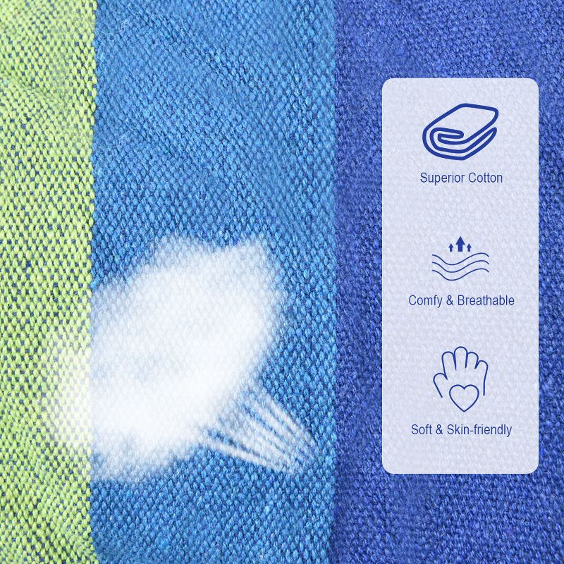 Key West Quilted Stripe Hammock - Blue