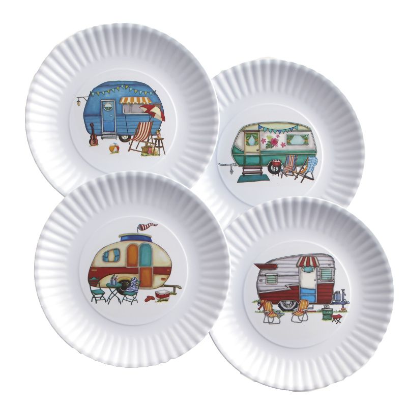 Blue Rose Polish Pottery Isabella Dinner Plate