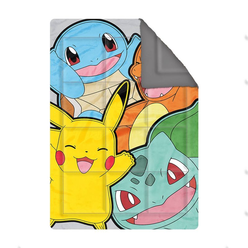 Pokemon Kantos Play Weighted Blanket