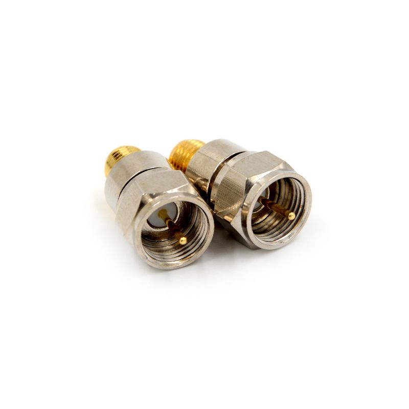 SMA Female Jack To F Male Plug RF Coaxial Adapter Connector Straight