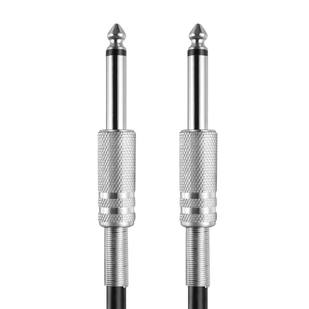 6.35mm Guitar Cable (25FT) - 1/4 Inch TS to 1/4 Inch TS 6.35mm Phono Jack Straight Plug Instrument Patch Cable Wire Cord For Electric Bass Guitar, Amplifier, Musical Instrument Line-level Audio