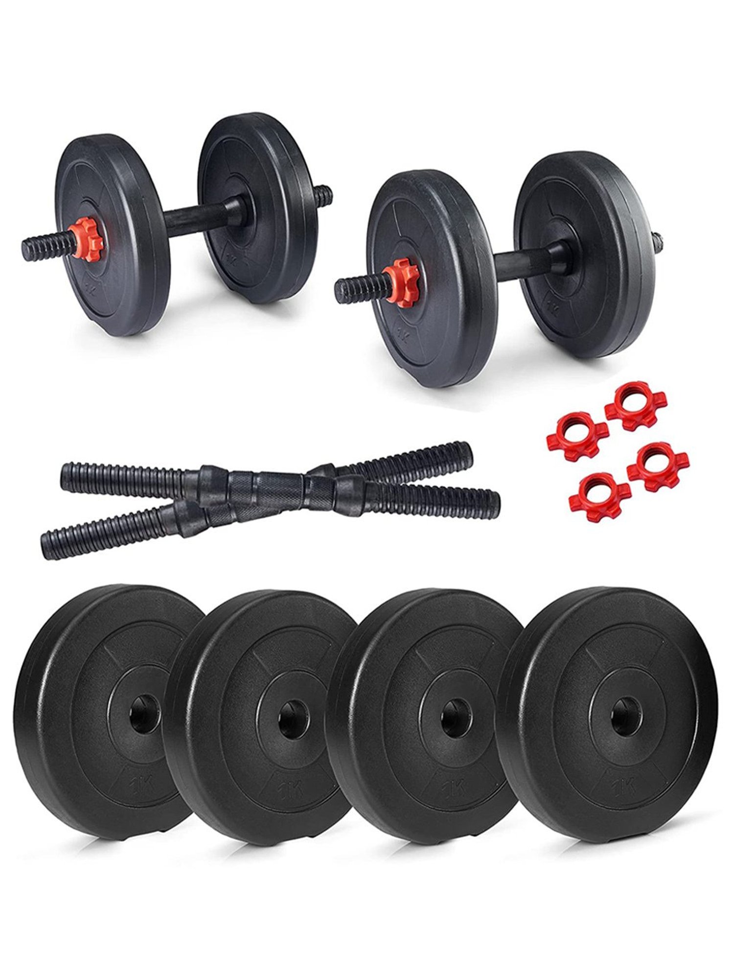 Protoner PVC DM 4 kg dumbbell set and fitness kit