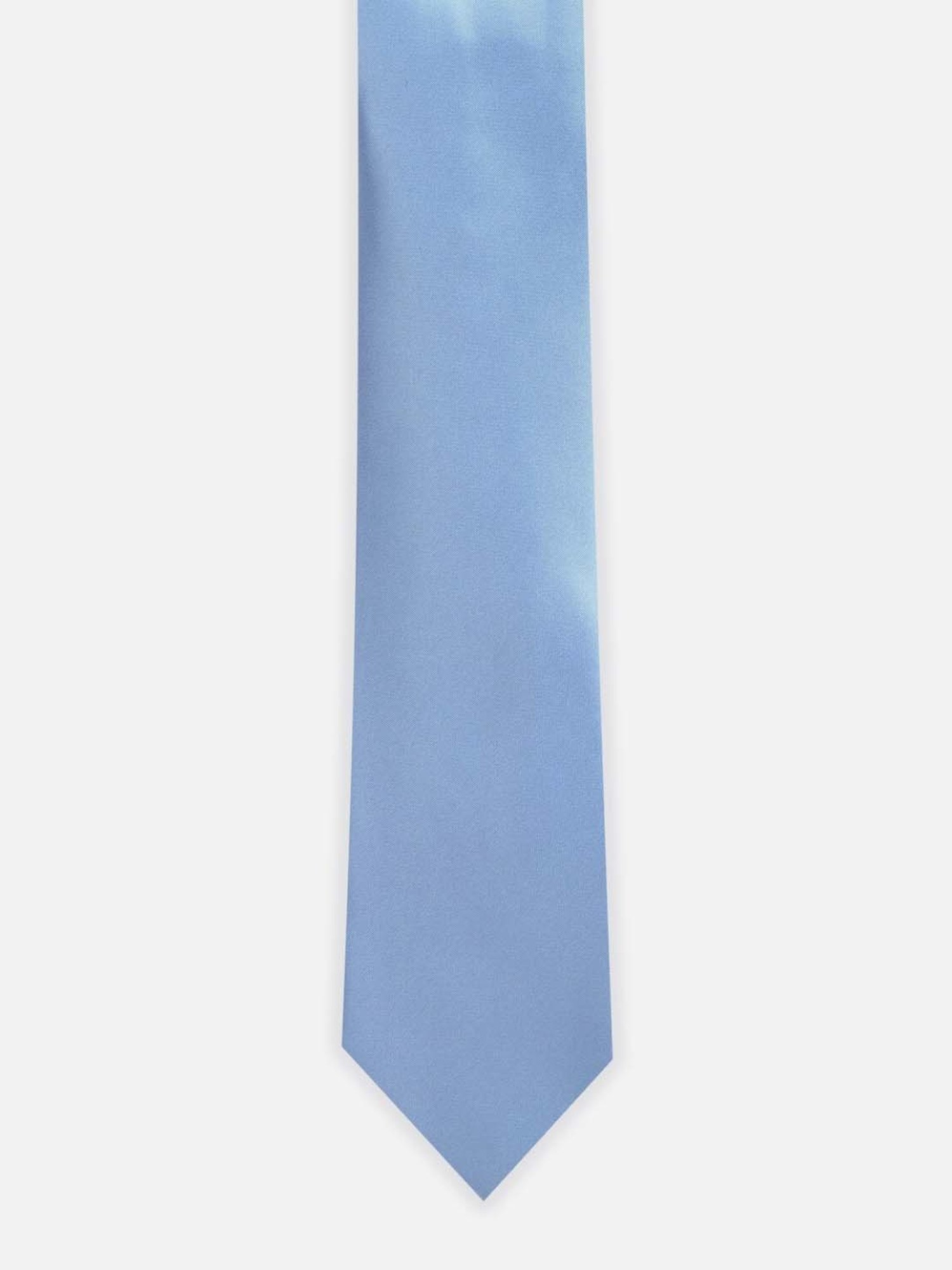 Louis Philippe Blue Solid Tie
