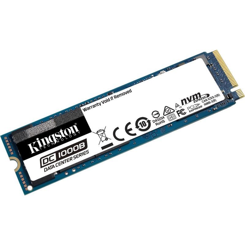 Kingston DC1000B 240 GB Solid State Drive - M.2 2280 Internal - PCI Express NVMe (PCI Express NVMe 3.0 x4) - Server Device Supported - 0.5 DWPD