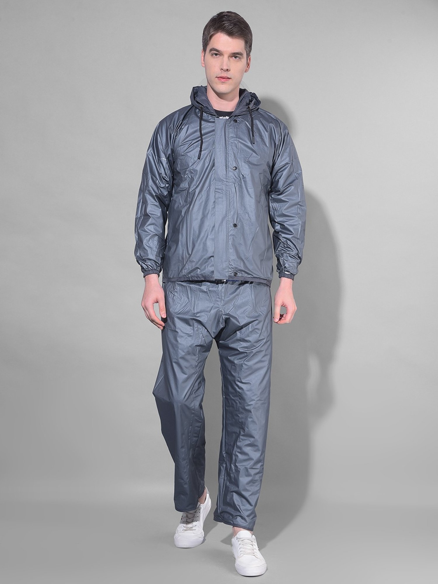 Dollar Grey Regular Fit Raincoat Set
