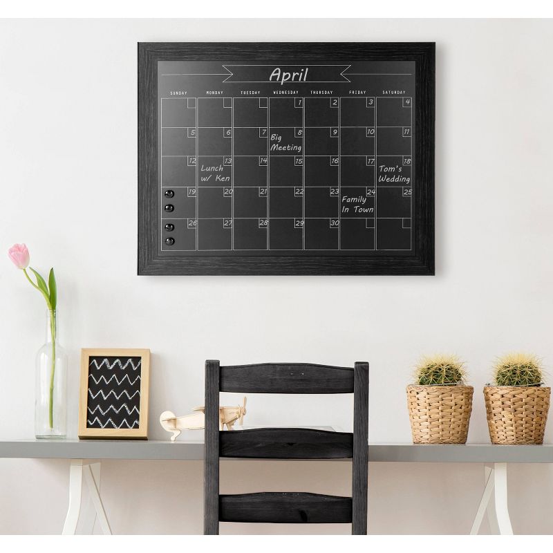 23" x 29" Beatrice Pinboard Black - DesignOvation