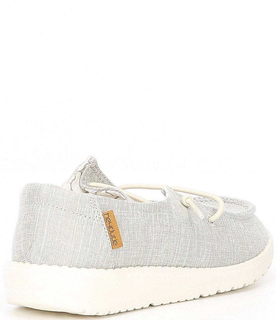 Hey Dude Girls' Wendy Linen Washable Slip-Ons (Youth)