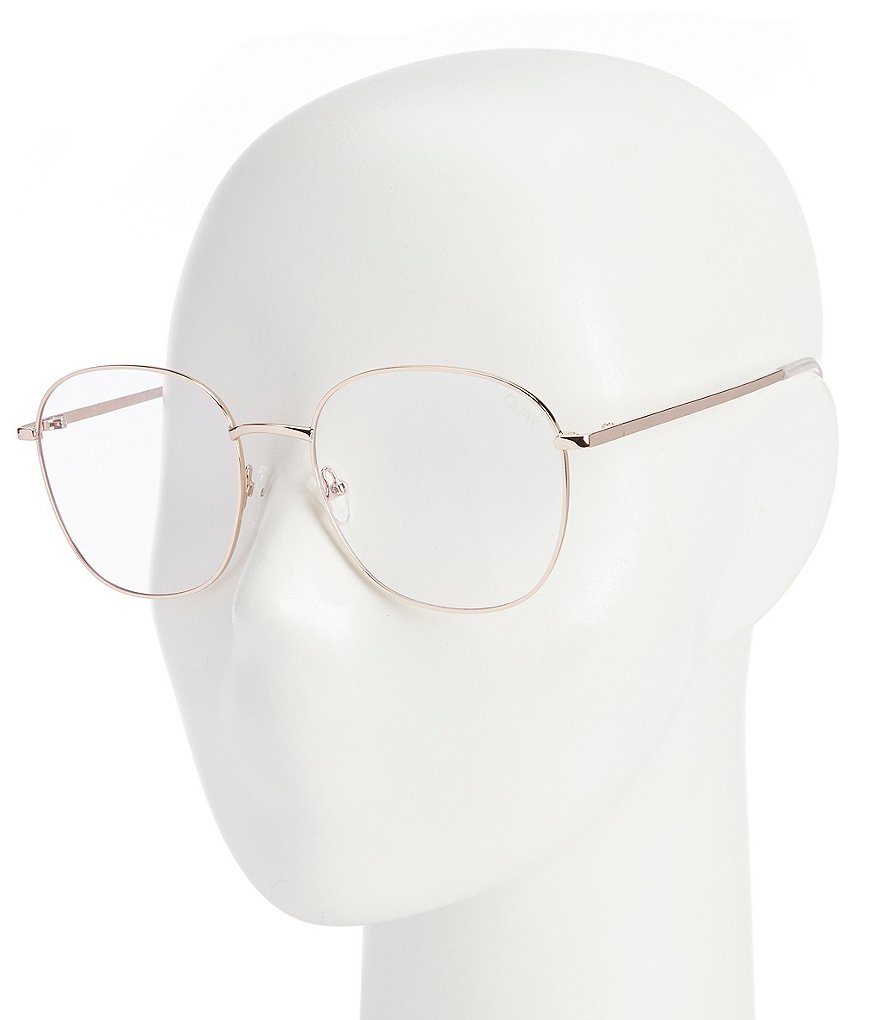 Quay Australia Jezabell Round Blue Light Glasses